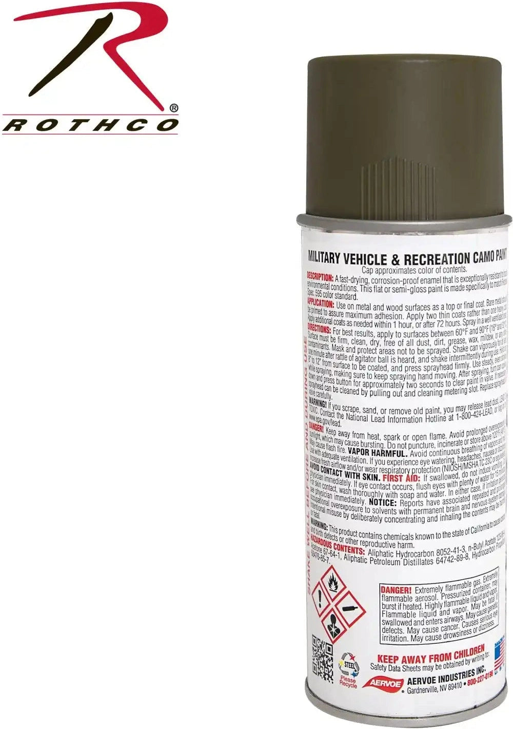 Camouflage Spray Paint Mud Brown