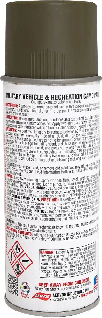 Camouflage Spray Paint Mud Brown