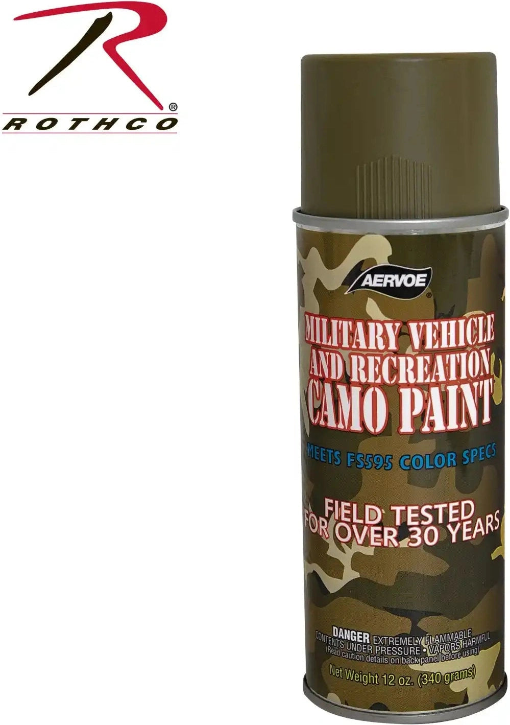 Camouflage Spray Paint Mud Brown