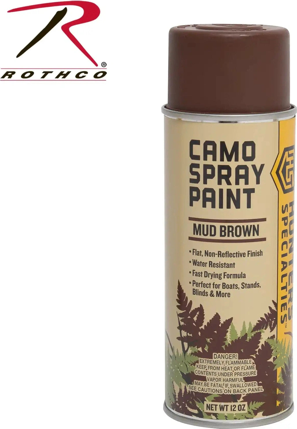 Camouflage Spray Paint Mud Brown