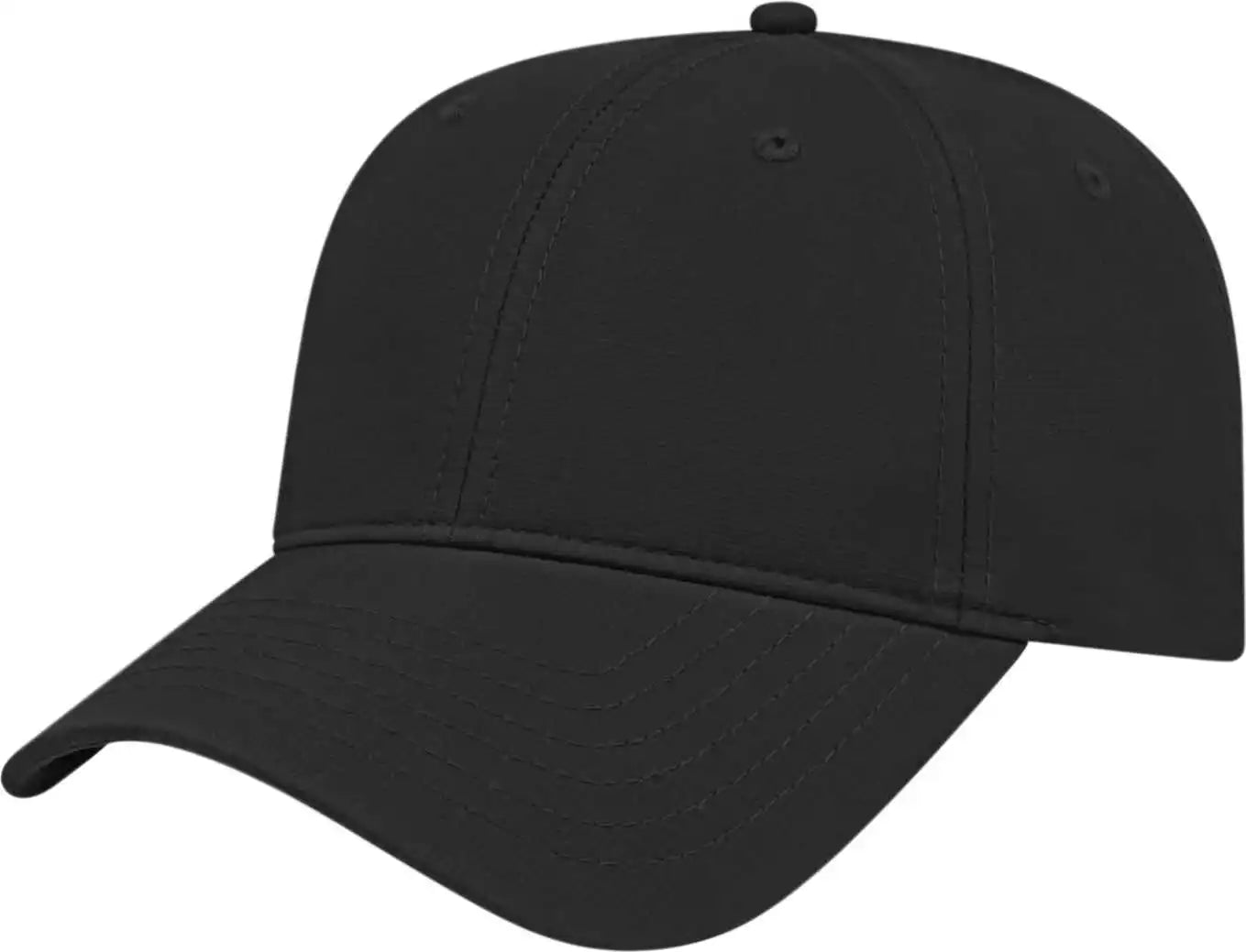Cap America I8522 Premium Athletic - Black - one Size Fits Most