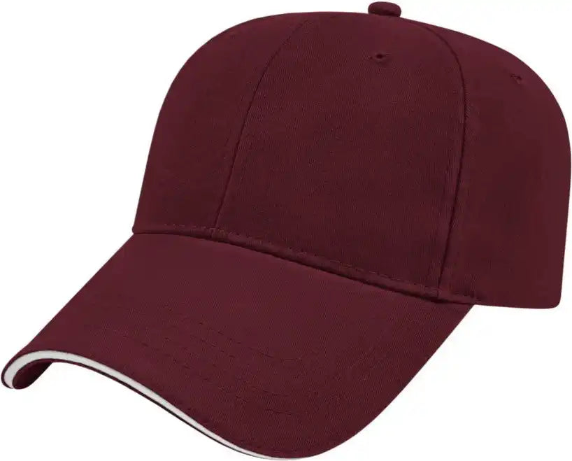 Cap America X200 x Tra Value Structured Sandwich - Maroon White - one Size Fits Most