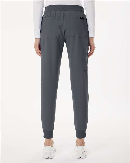 Carbon Grey Women's Silex Knit-Waist Scrub Joggers - W20003