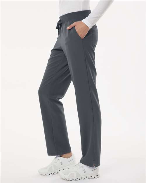 Carbon Grey Women's Xenos Essential Knit-Waist Scrub Pants - Petite Sizes - W20001P