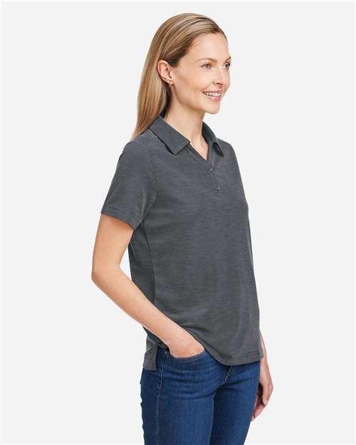 Carbon Heather Women's Fusion ChromaSoft™ Pique Polo - CE112W