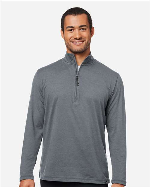 Carbon Marble Marbled Jersey Fairway Quarter-Zip Pullover - MDP1772