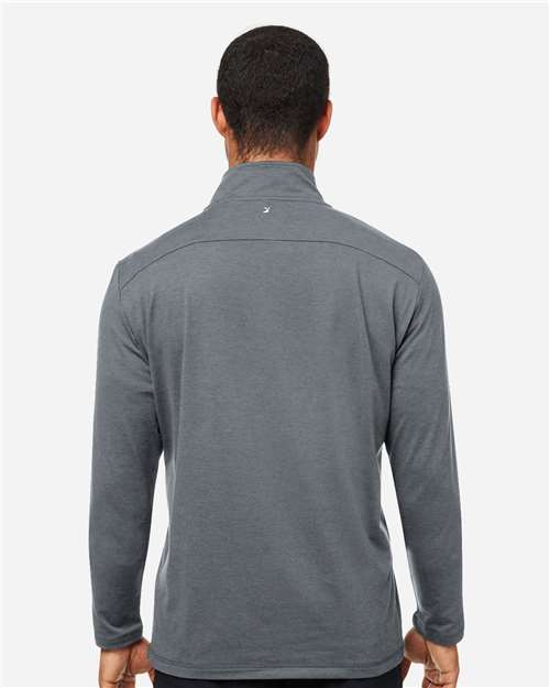Carbon Marble Marbled Jersey Fairway Quarter-Zip Pullover - MDP1772