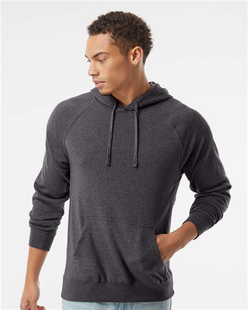 Carbon Special Blend Raglan Hooded Sweatshirt - PRM33SBP