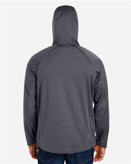 Left View of Carbon Unisex Techno Lite Pullover Anorak - CE711