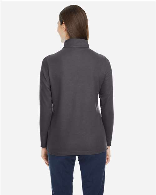 Carbon Women's Fusion ChromaSoft™ Pique Quarter-Zip Pullover - CE405W