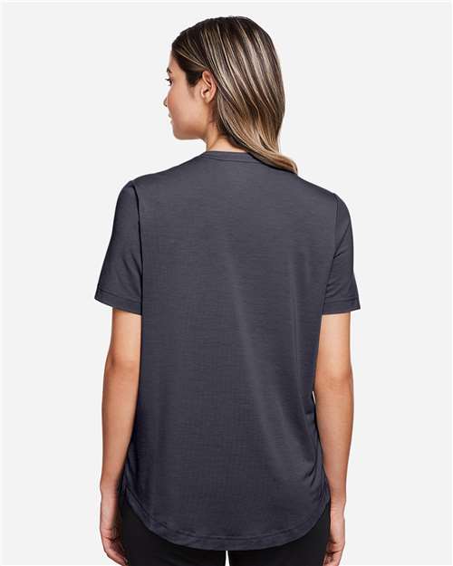 Carbon Women's JAQ Snap-Up Stretch Performance Polo - NE100W