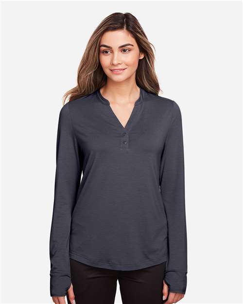 Carbon Women's JAQ Snap-Up Stretch Performance Pullover - NE400W
