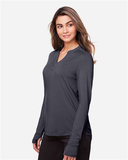 Carbon Women's JAQ Snap-Up Stretch Performance Pullover - NE400W