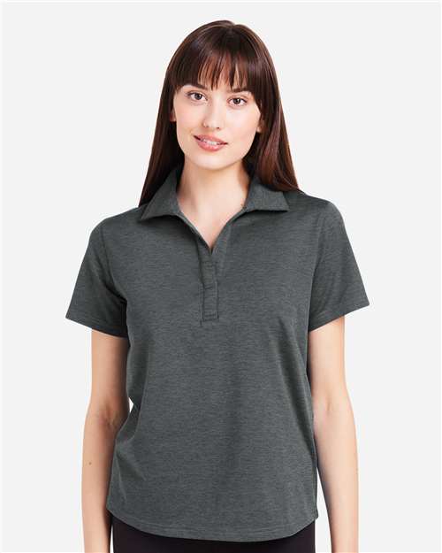 Carbon Women's Marbled Fairway Polo - PDP7058