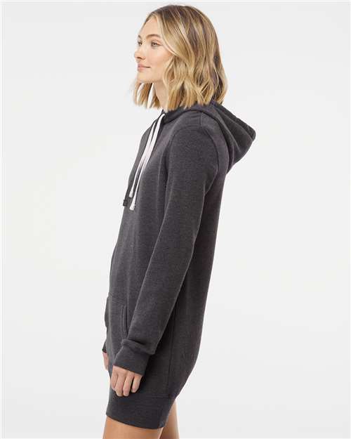 Carbon Women’s Special Blend Hooded Sweatshirt Dress - PRM65DRS
