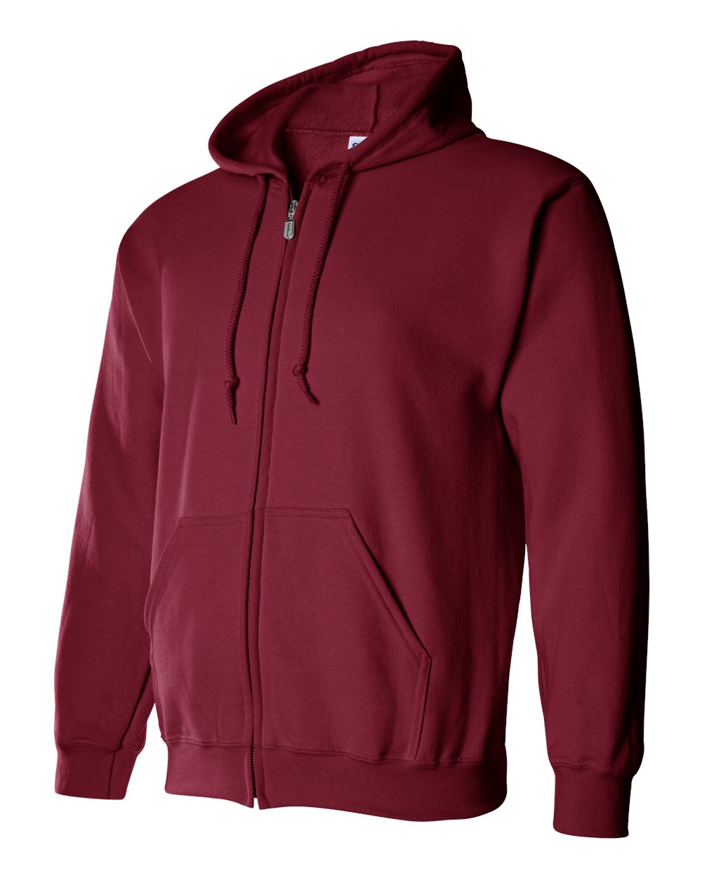Cardinal Red Heavy Blend™ Full-Zip Hooded Sweatshirt - 18600