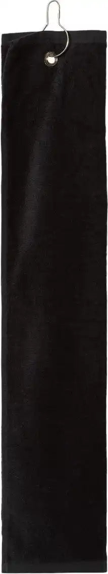Carmel Towel Company C162523tgh Trifold Golf with Grommet - Black - Osfa