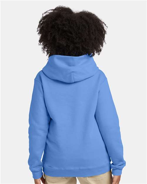 Carolina Blue Ecosmart® Youth Hooded Sweatshirt - P473