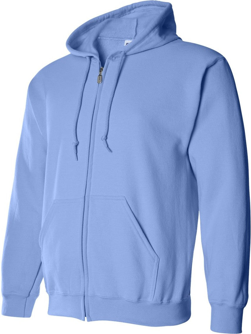 Carolina Blue Heavy Blend™ Full-Zip Hooded Sweatshirt - 18600