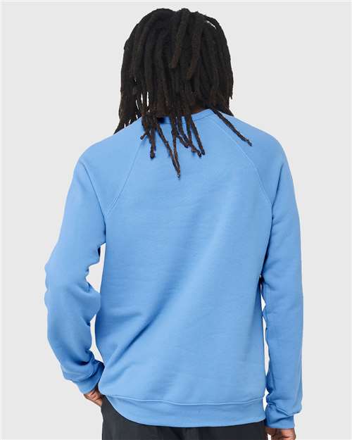 Carolina Blue Sponge Fleece Raglan Crewneck Sweatshirt - 3901