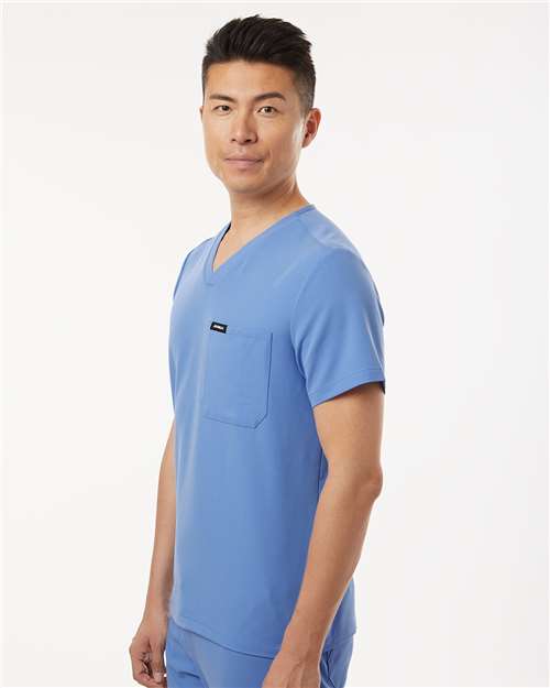 Ceil Blue Holmes Everyday 1-Pocket Scrub V-Neck Top - M10001