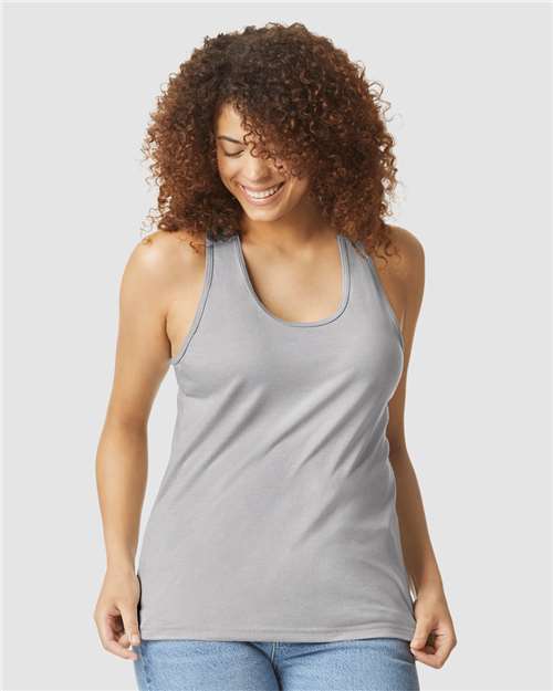Cement Softstyle® Women’s CVC Racerback Tank Top - 64220LCVC