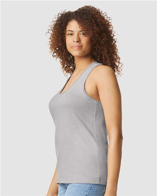Cement Softstyle® Women’s CVC Racerback Tank Top - 64220LCVC