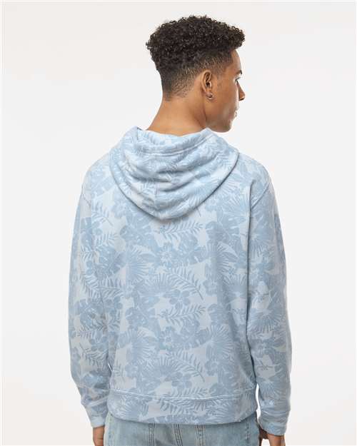 Chambray Aloha Triblend Triblend Fleece Hooded Sweatshirt - 8871