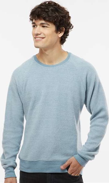 Chambray Heather Flip Side Fleece Crewneck Sweatshirt - 8710