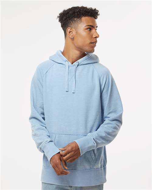 Chambray Vintage Zen Fleece Hooded Sweatshirt - 8915