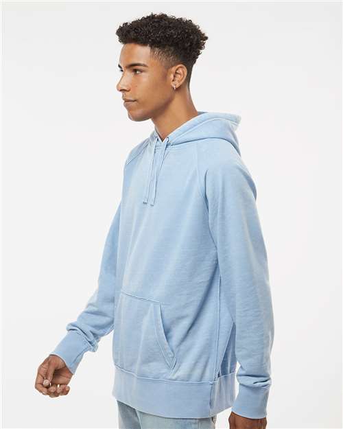 Chambray Vintage Zen Fleece Hooded Sweatshirt - 8915