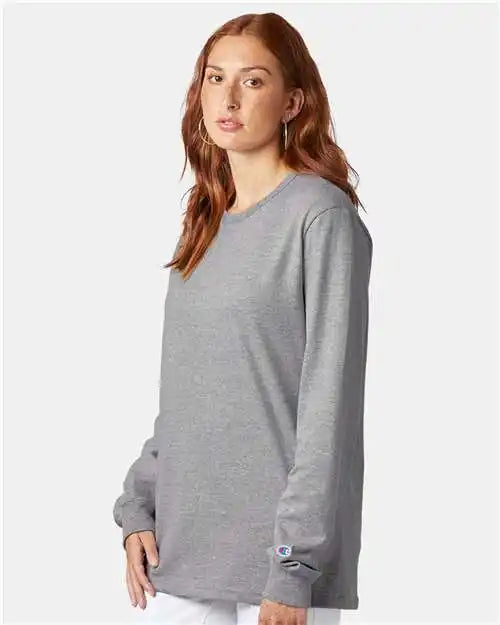 Champion Cc8c Long Sleeve T-shirt - Light Steel