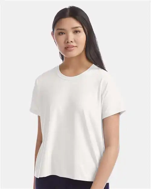 Champion Chp130 Women’s Sport Soft Touch T-shirt - White