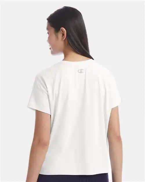 Champion Chp130 Women’s Sport Soft Touch T-shirt - White