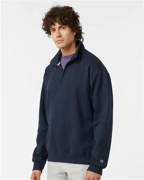 Champion S450 Powerblend® Quarter-zip Pullover - Navy