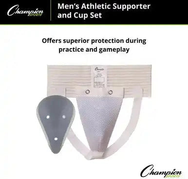Champion Sports 10cs Cup and Athletic Supporter Mens - Ea