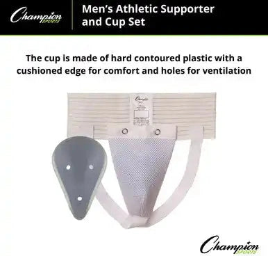 Champion Sports 10cs Cup and Athletic Supporter Mens - Ea