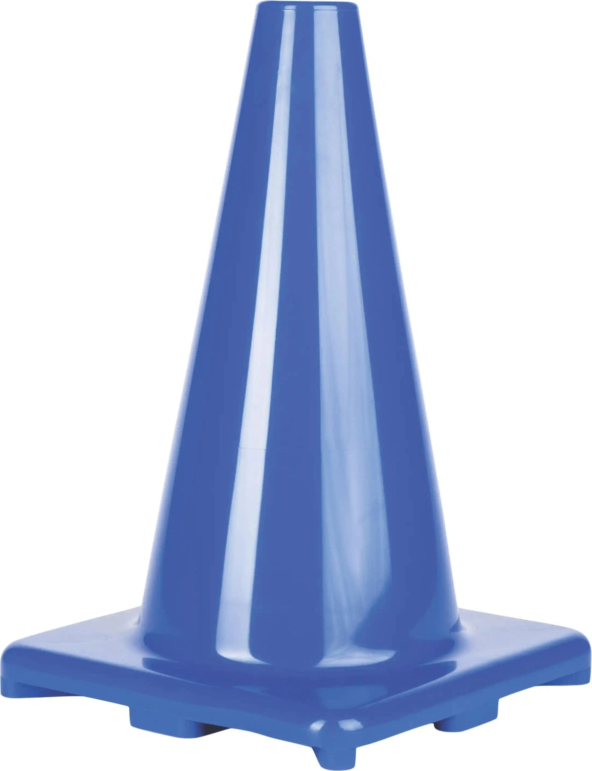 Champion Sports 12’’h Cone High-visibility Flexible Vinyl Cone - Ea - Blue