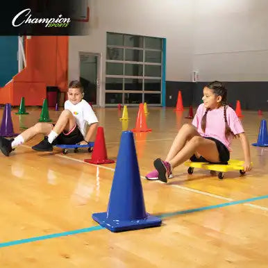 Champion Sports 12’’h Cone High-visibility Flexible Vinyl Cone - Ea