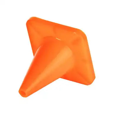 Champion Sports 4’’h Cone High-visibility Flexible Vinyl Cone - Set - of 6 Colors