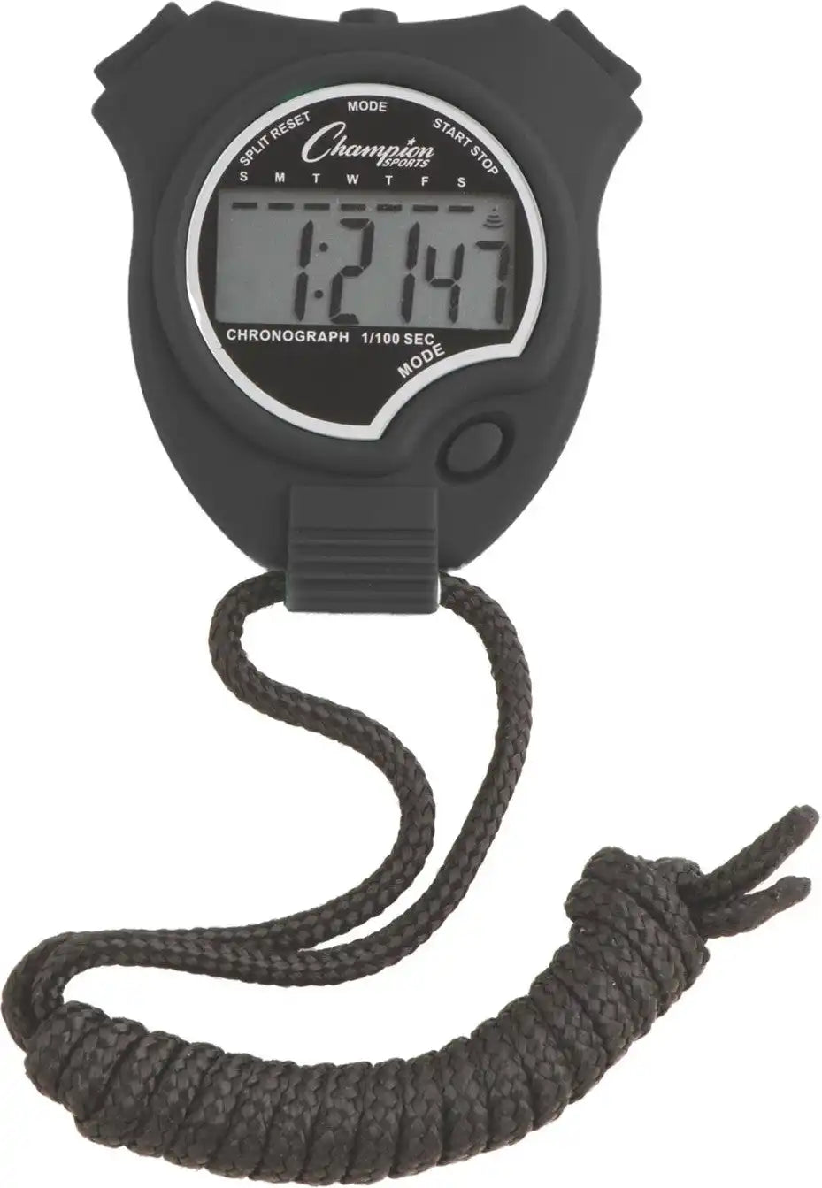 Champion Sports 910 Stopwatch - Ea - Black