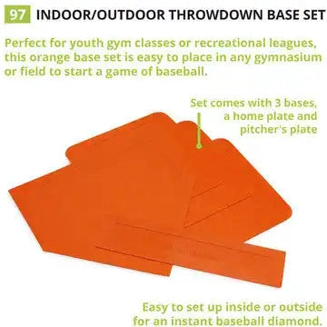 Champion Sports 97 Indoor/outdoor Throwdown Base - Set