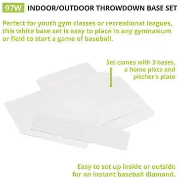Champion Sports 97 Indoor/outdoor Throwdown Base - Set