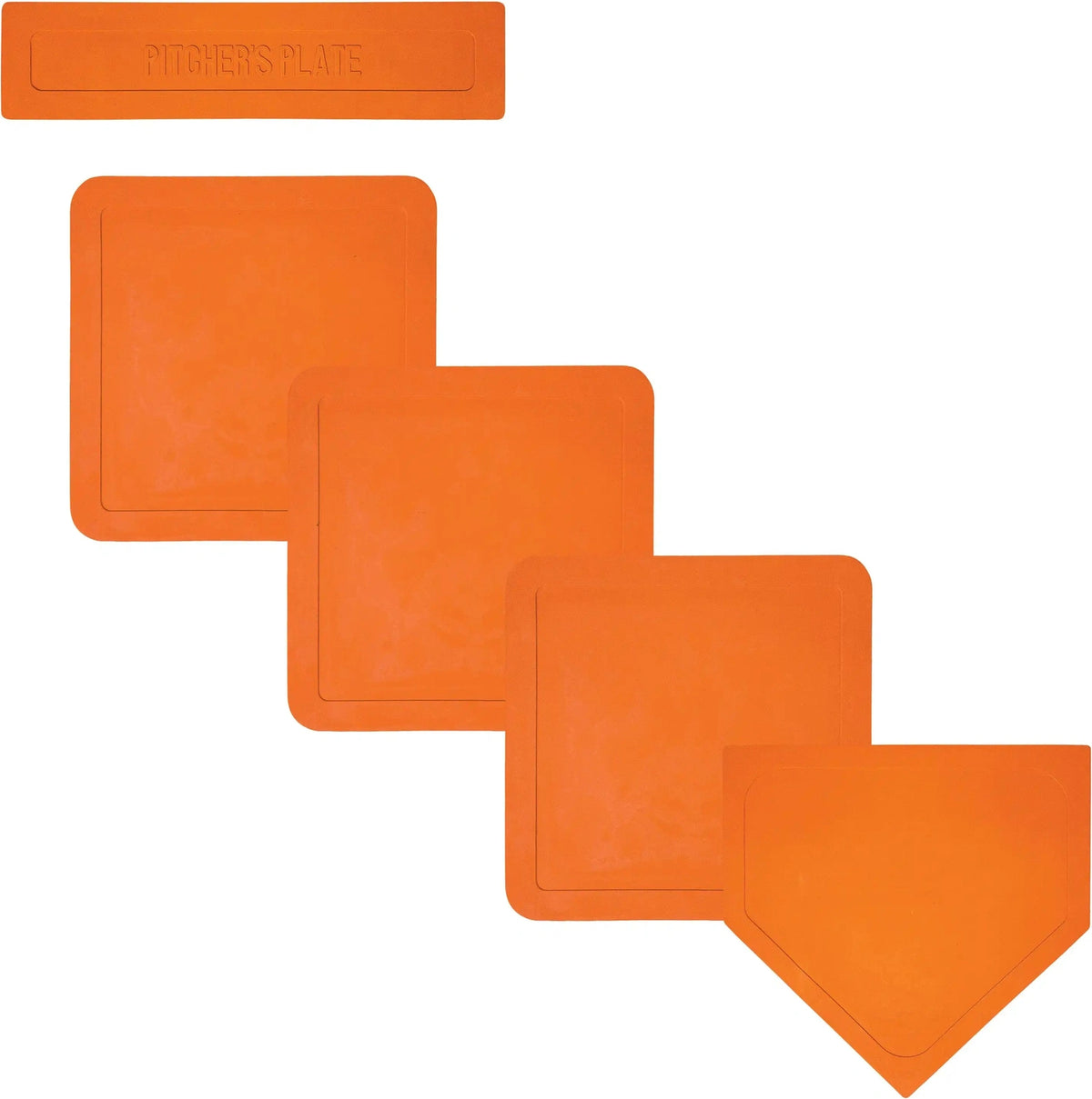 Champion Sports 97 Indoor/outdoor Throwdown Base - Set - Orange