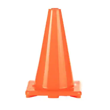 Champion Sports 9’’h Cone High-visibility Flexible Vinyl Cone - Set - of 6 Colors