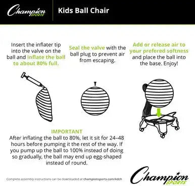 Champion Sports Ball Chair Ball Chair - Ea