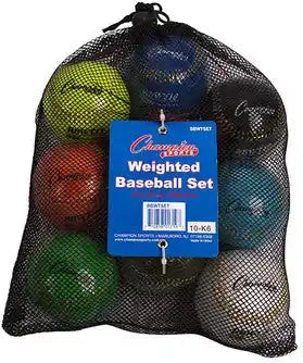 Champion Sports Bbwt Weighted Training Baseball - Set