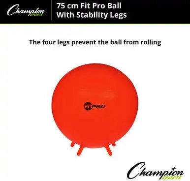 Champion Sports Bl Fitpro Ball with Stability Legs - Ea