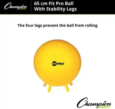 Champion Sports Bl Fitpro Ball with Stability Legs - Ea