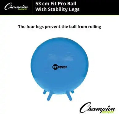 Champion Sports Bl Fitpro Ball with Stability Legs - Ea